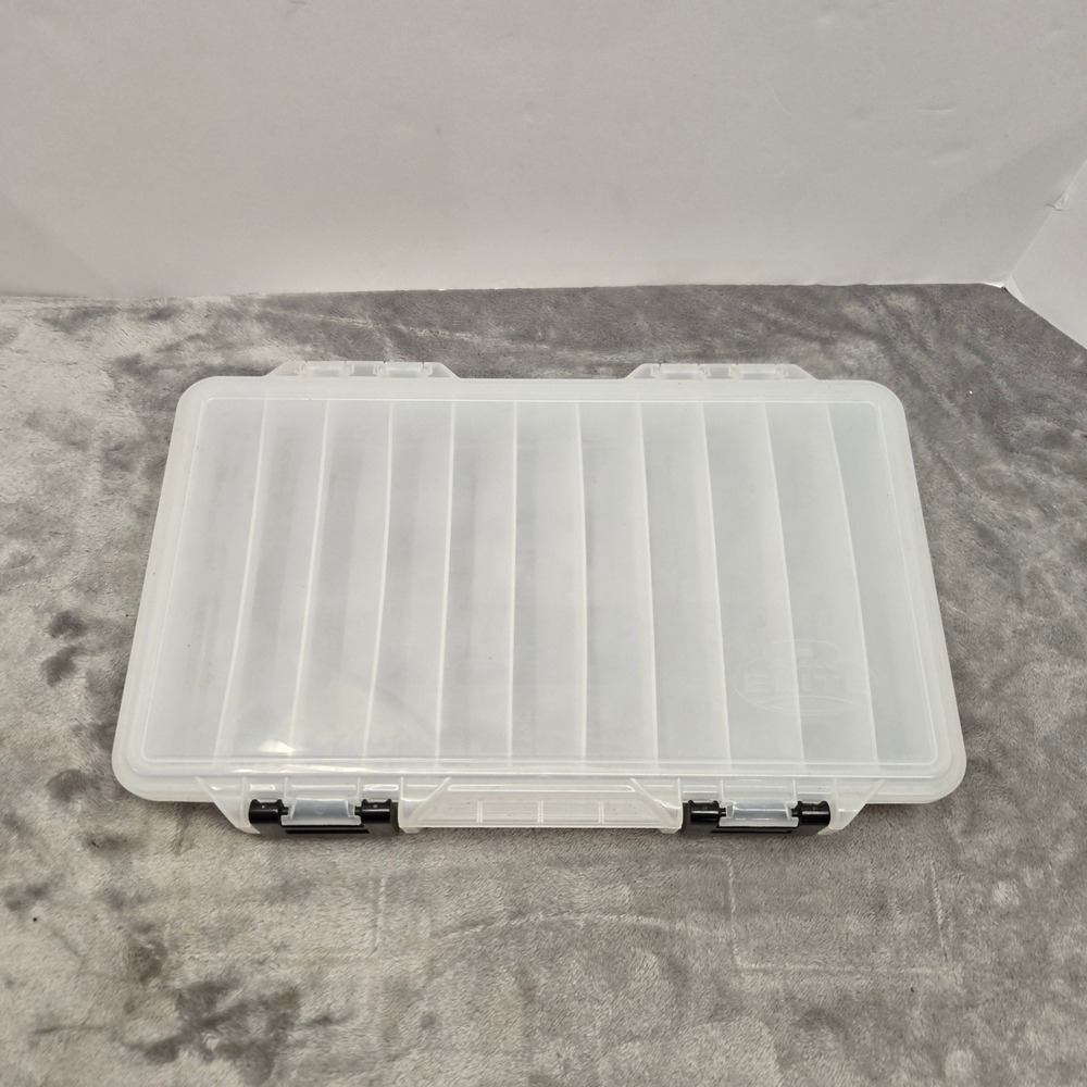 Plano Elite Series 3707-07 Spinnerbait Tackle Box Organizer Clear Plastic USA